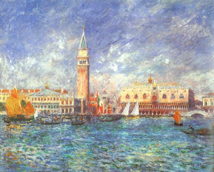 Pierre Renoir Doges' Palace, Venice Sweden oil painting art